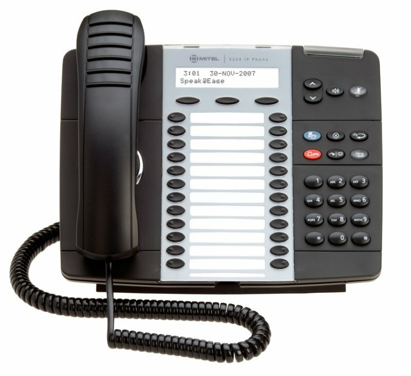 Mitel 5212 IP phone dual mode